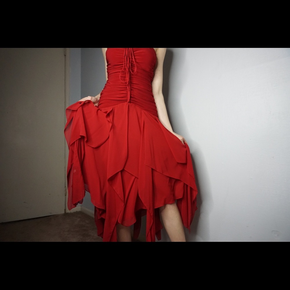 Ignite Evenings Ruby Red Prom Gown